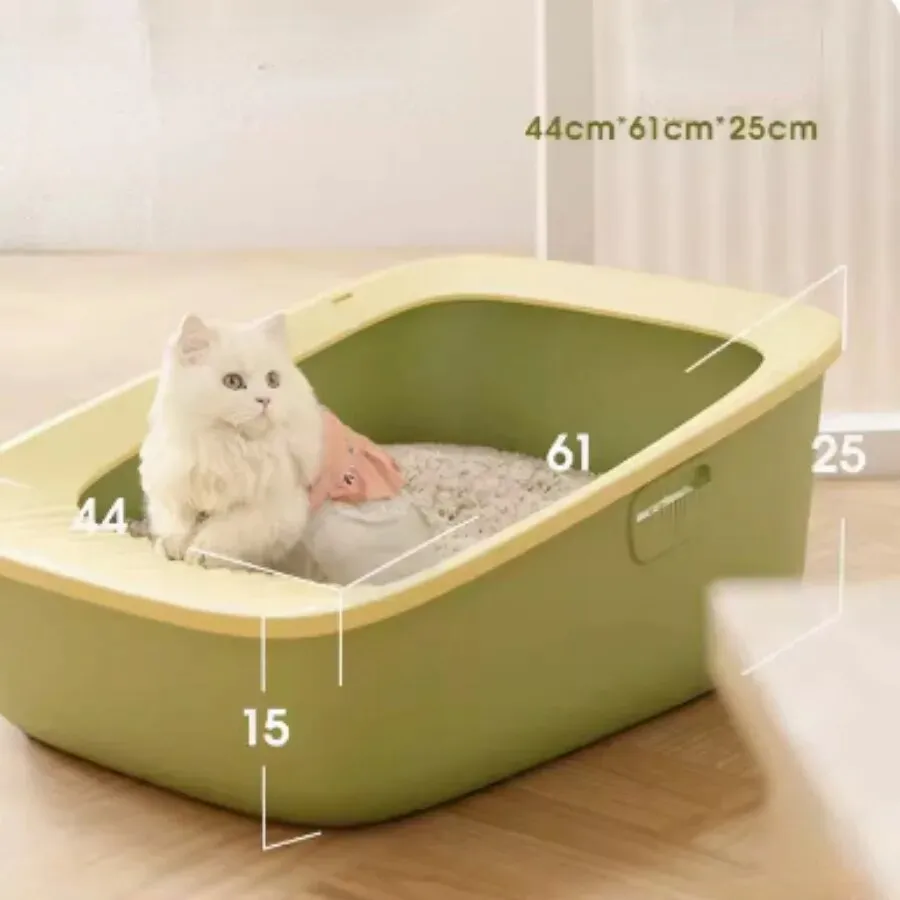 AllPetSolutions Cat Litter Tray with Scoop, Blue