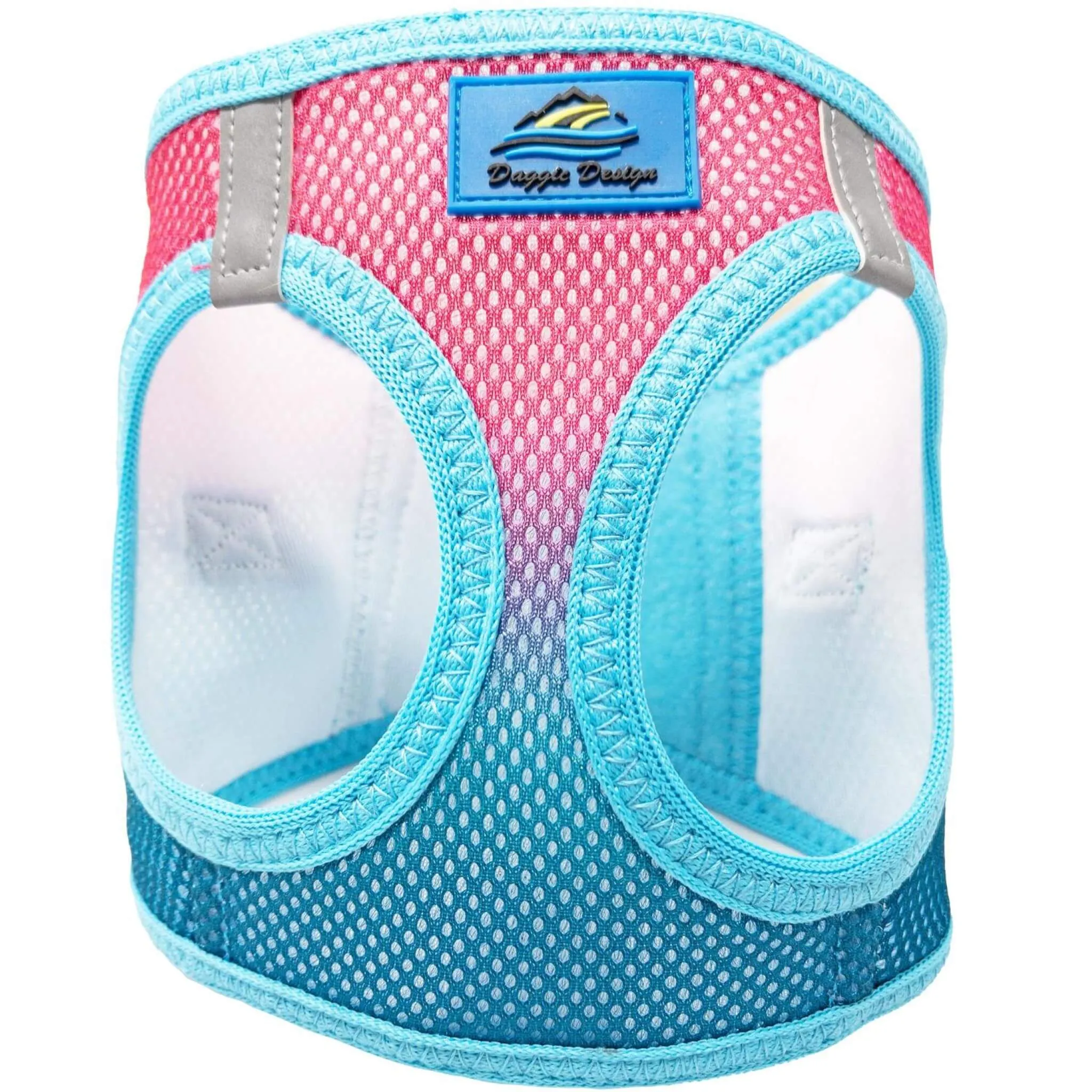 American River Ombre Choke Free Dog Harness - Sugar Plum