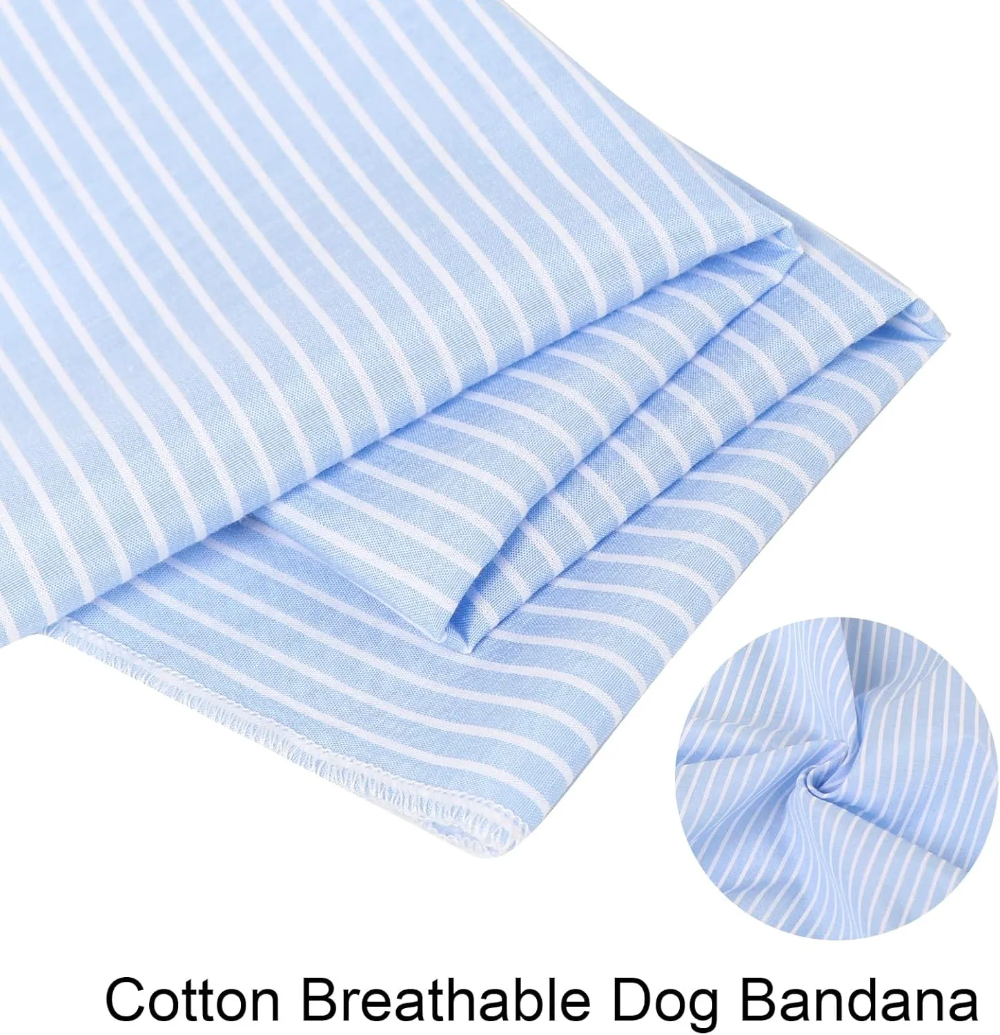 ARING PET Summer Dog Bandana-Cute Blue Dog Bandanas, Comfortable Pet Scarf Dogs Triangle Bibs for Small to Large Boy Girl Dogs and Cats
