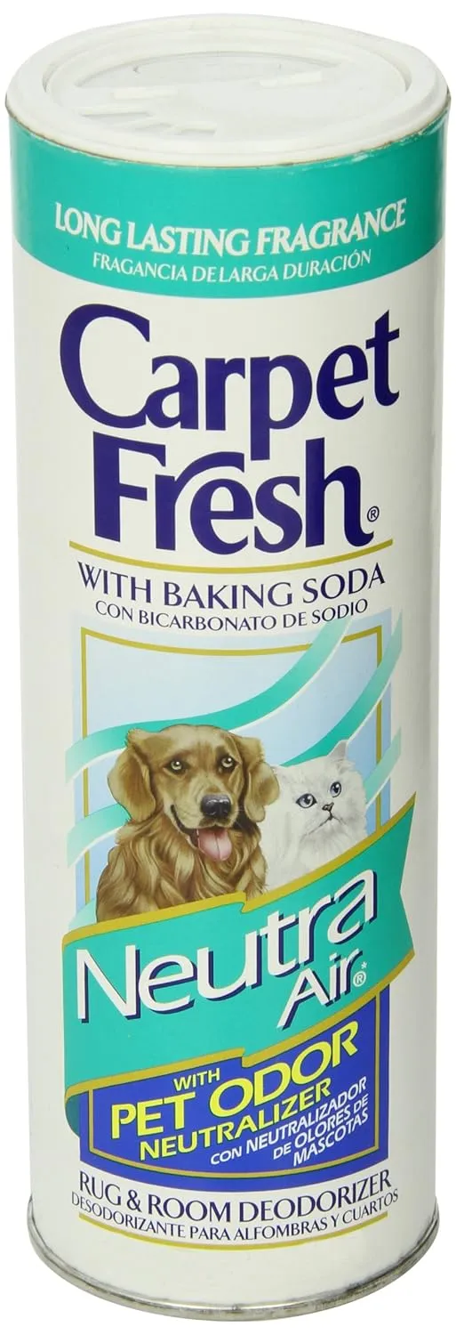 Carpet Fresh Rug and Room Deodorizer with Baking Soda and Pet Odor Neutralizer, Neutra Air Fragrance, 14 OZ