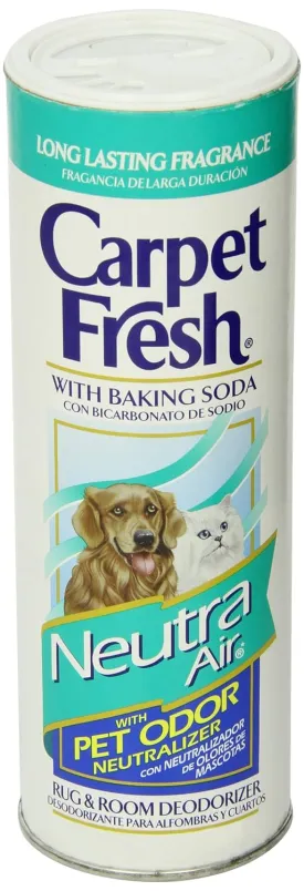 Carpet Fresh Rug and Room Deodorizer with Baking Soda and Pet Odor Neutralizer, Neutra Air Fragrance, 14 OZ
