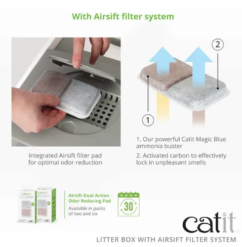 Catit Airsift Cat Litter Pan