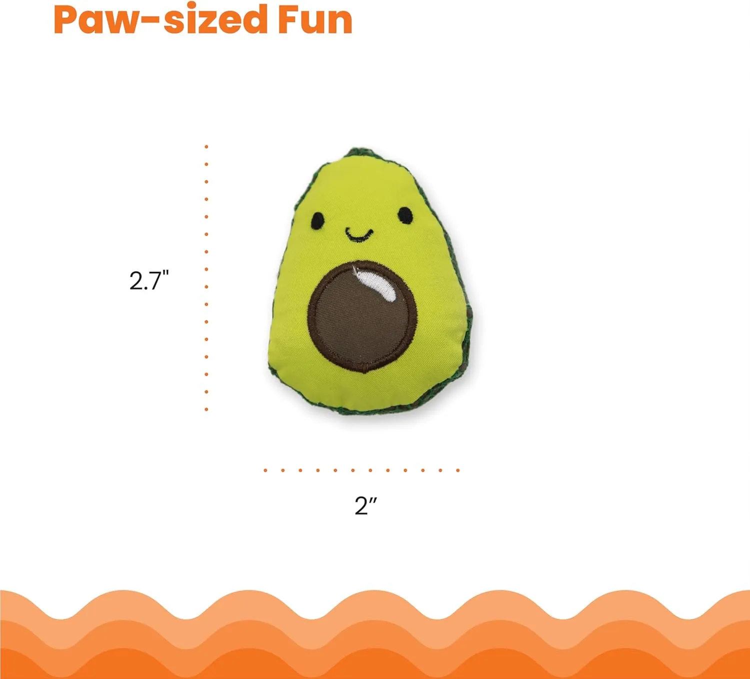 Catstages Lil' Avocato Dental Health Catnip Cat Chew Toy