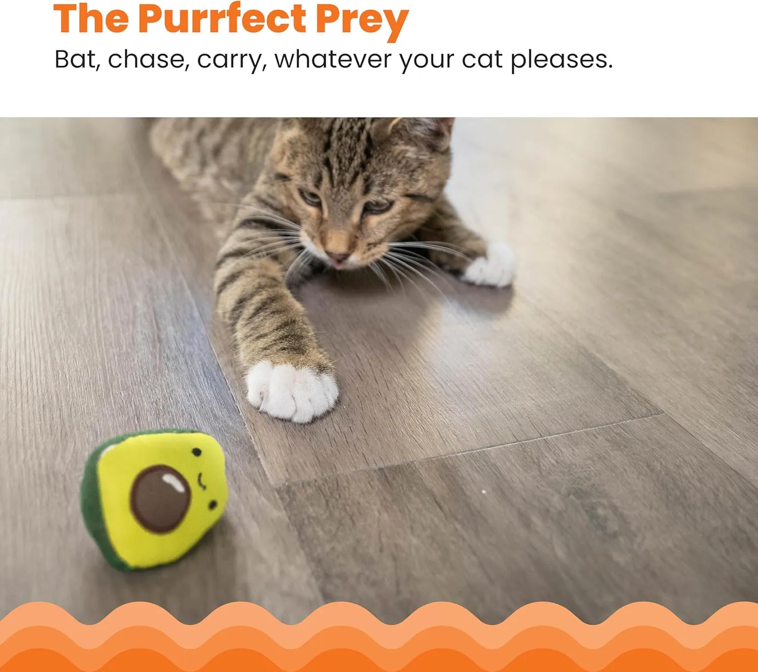 Catstages Lil' Avocato Dental Health Catnip Cat Chew Toy