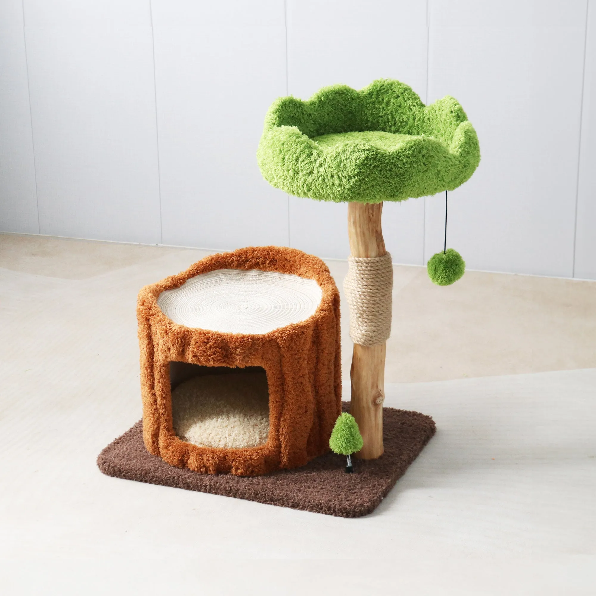 Cattitude Cat Scratcher Hideaway Tree Change