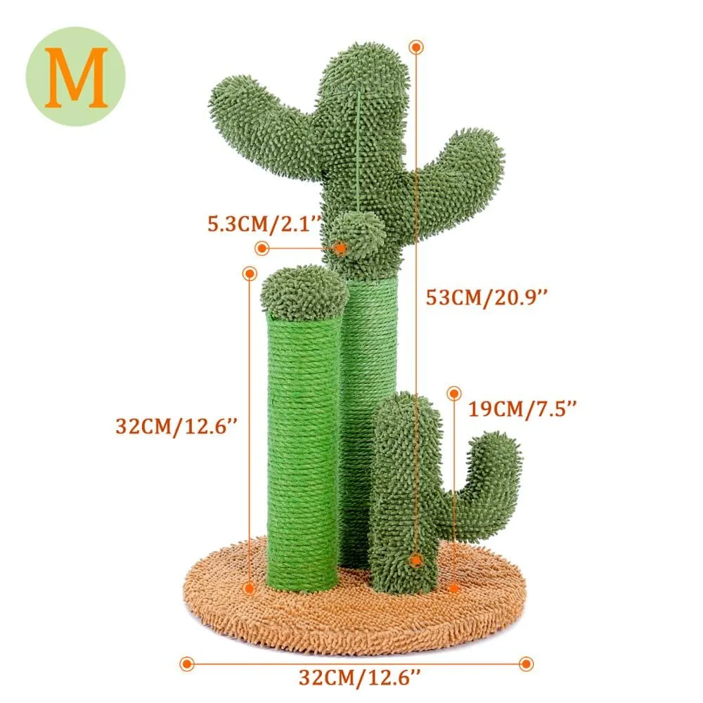 Cute Cactus Scratching Post for Cats (11 Designs)