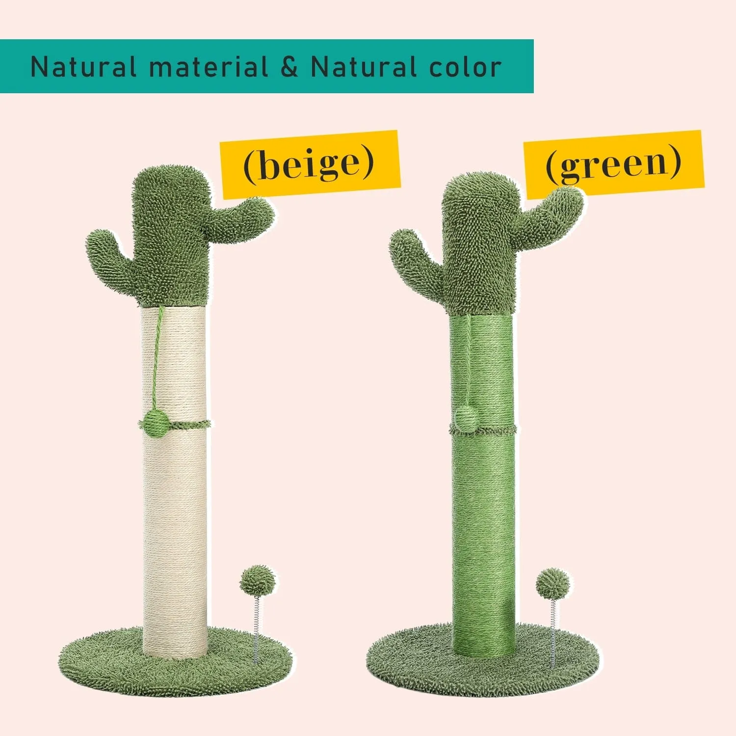 Cute Cactus Scratching Post for Cats (11 Designs)