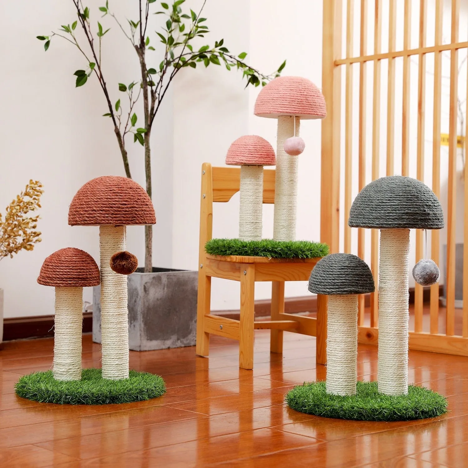 Cute Cactus Scratching Post for Cats (11 Designs)