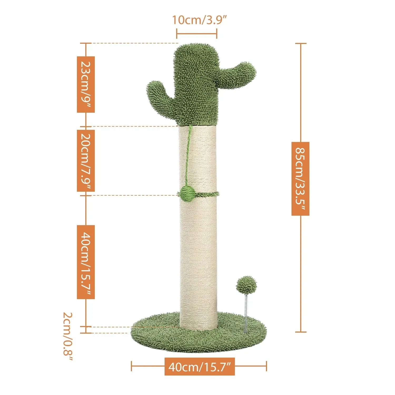 Cute Cactus Scratching Post for Cats (11 Designs)