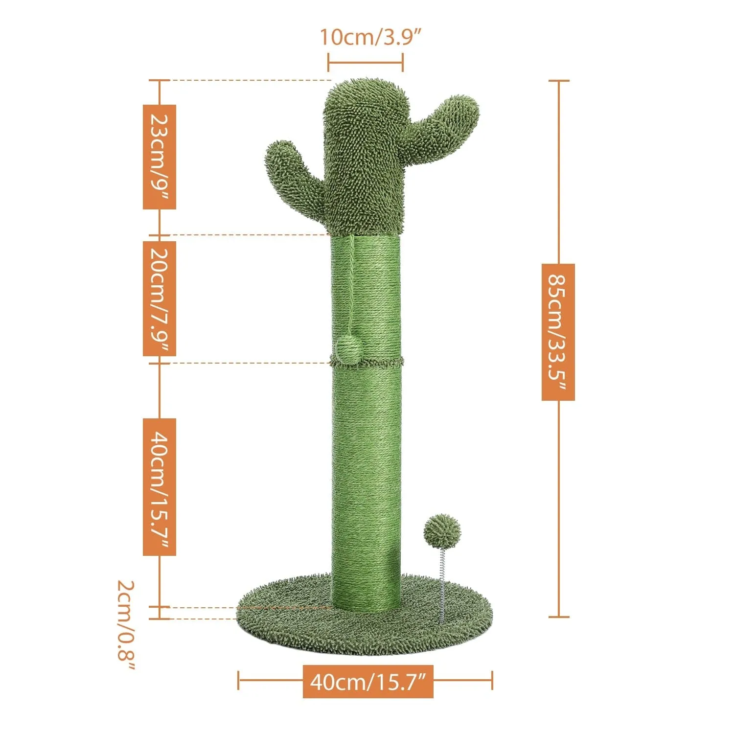 Cute Cactus Scratching Post for Cats (11 Designs)