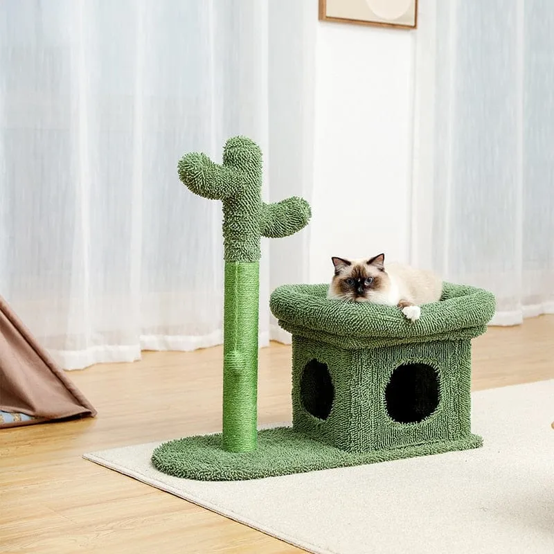 Cute Cactus Scratching Post for Cats (11 Designs)