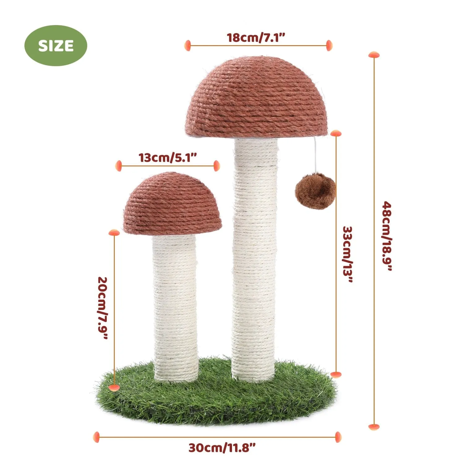 Cute Cactus Scratching Post for Cats (11 Designs)
