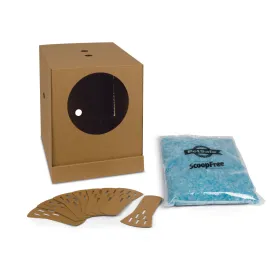 Disposable Litter Box with Litter