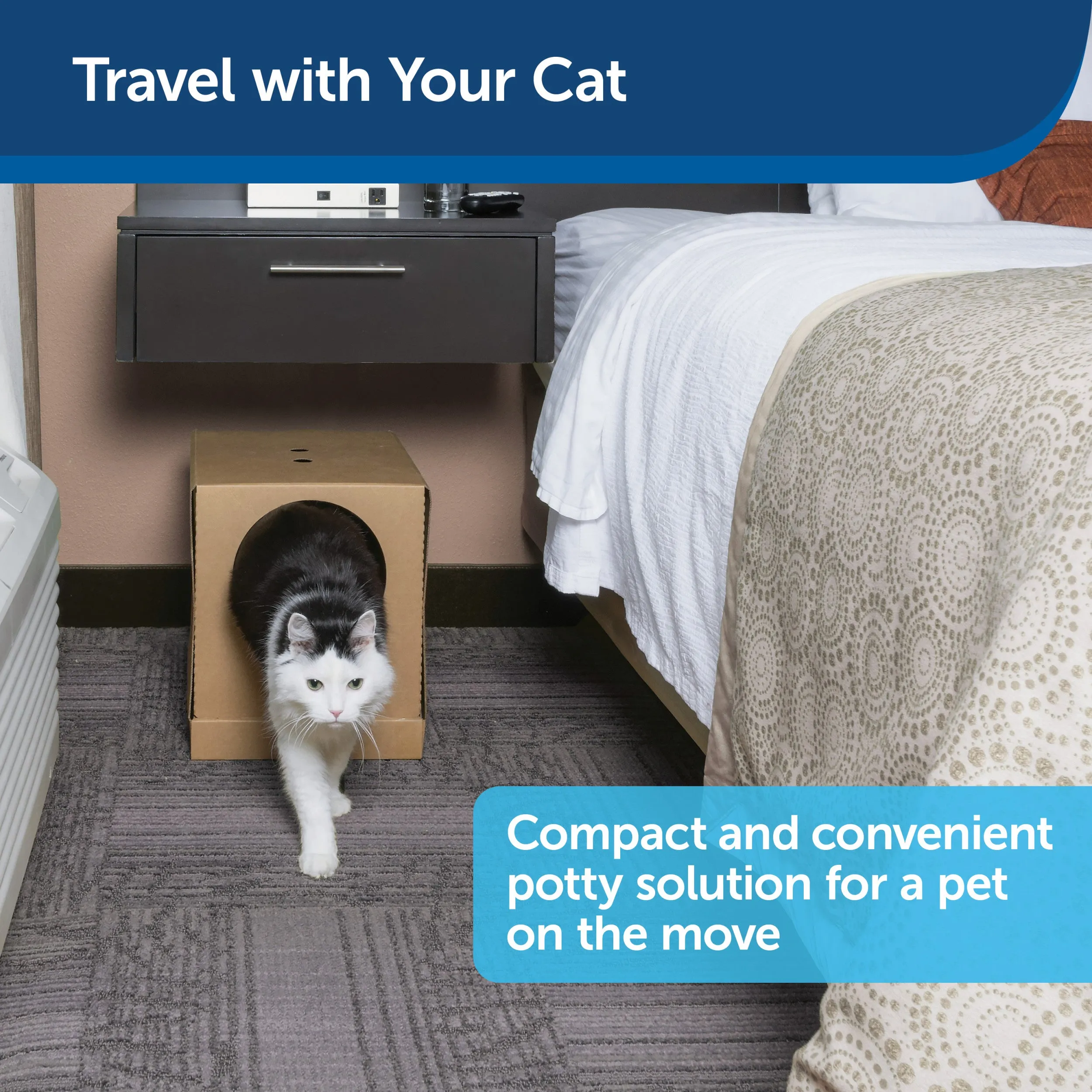 Disposable Litter Box with Litter