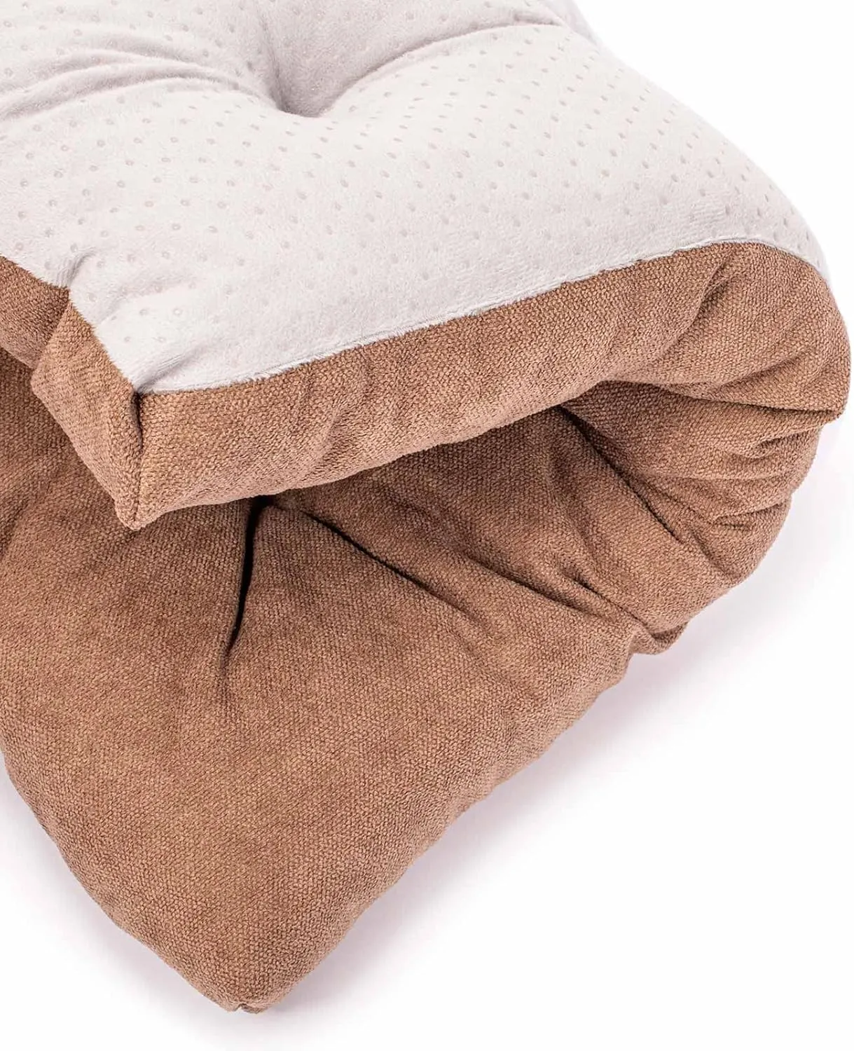 Dog Bed for Small Medium Dogs and Cats, Large Washable Pet Beds for Crate (36L x 23W in, Coffee)