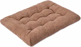 Dog Bed for Small Medium Dogs and Cats, Large Washable Pet Beds for Crate (36L x 23W in, Coffee)