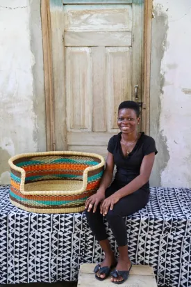 Dog Bed (Large) by Rahinatu Akelsiyine