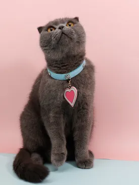 Heart Pendant Pet Collar