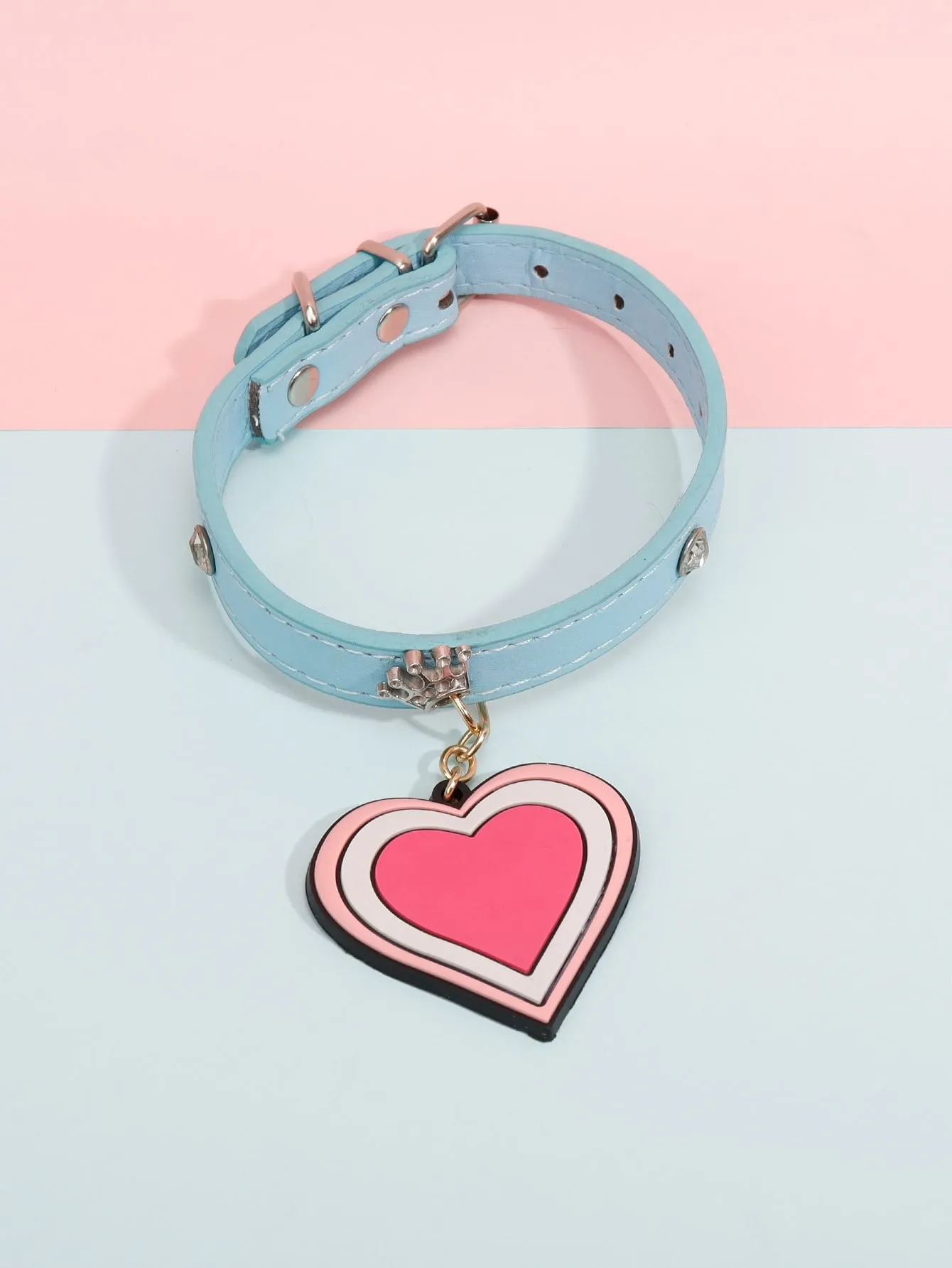 Heart Pendant Pet Collar