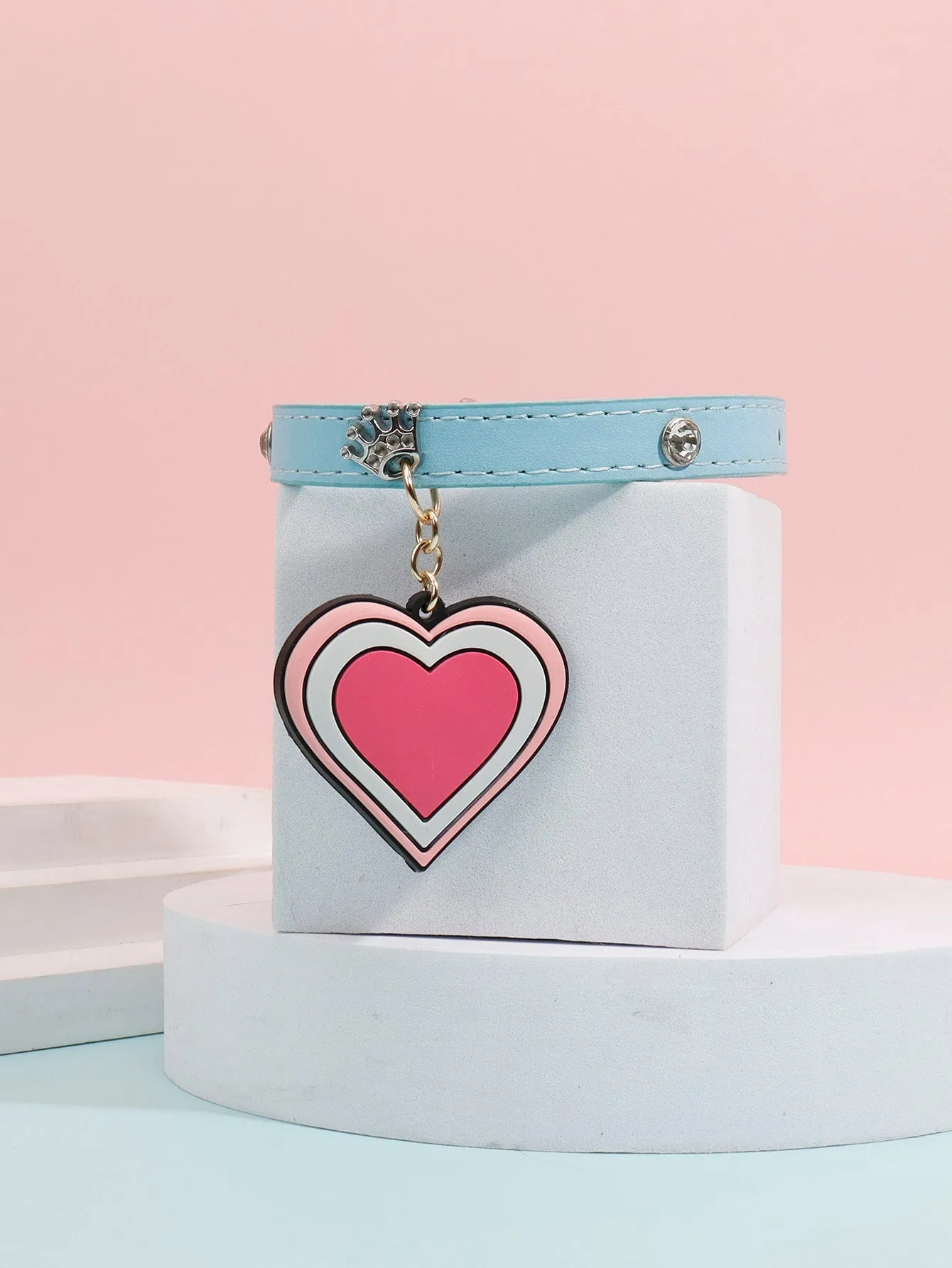 Heart Pendant Pet Collar