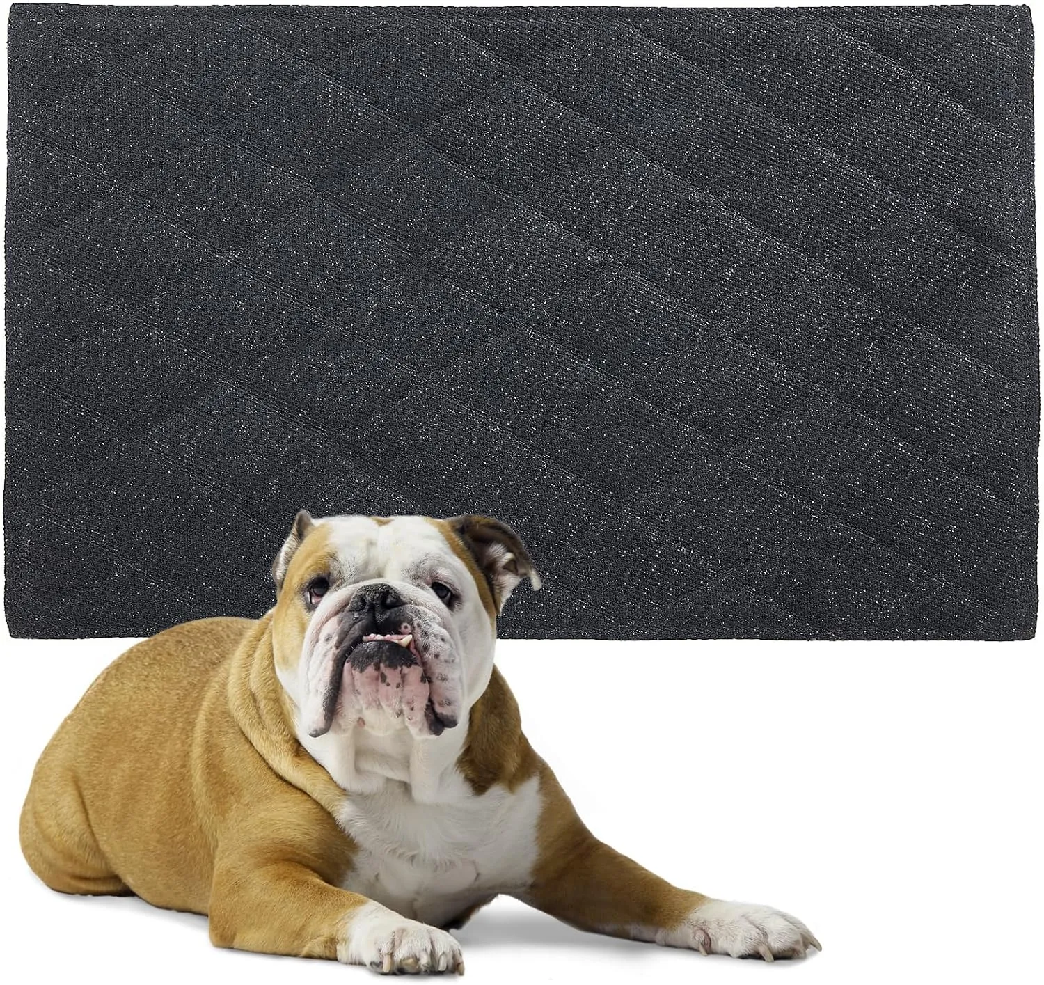 HOMBYS Chew Proof Dog Crate Pad Mat, 22"x35" Indestructible Kennel Pad for Aggressive Chewers, Durable and Water Resistant Teething Puppy Crate Mats for Dogs Cages