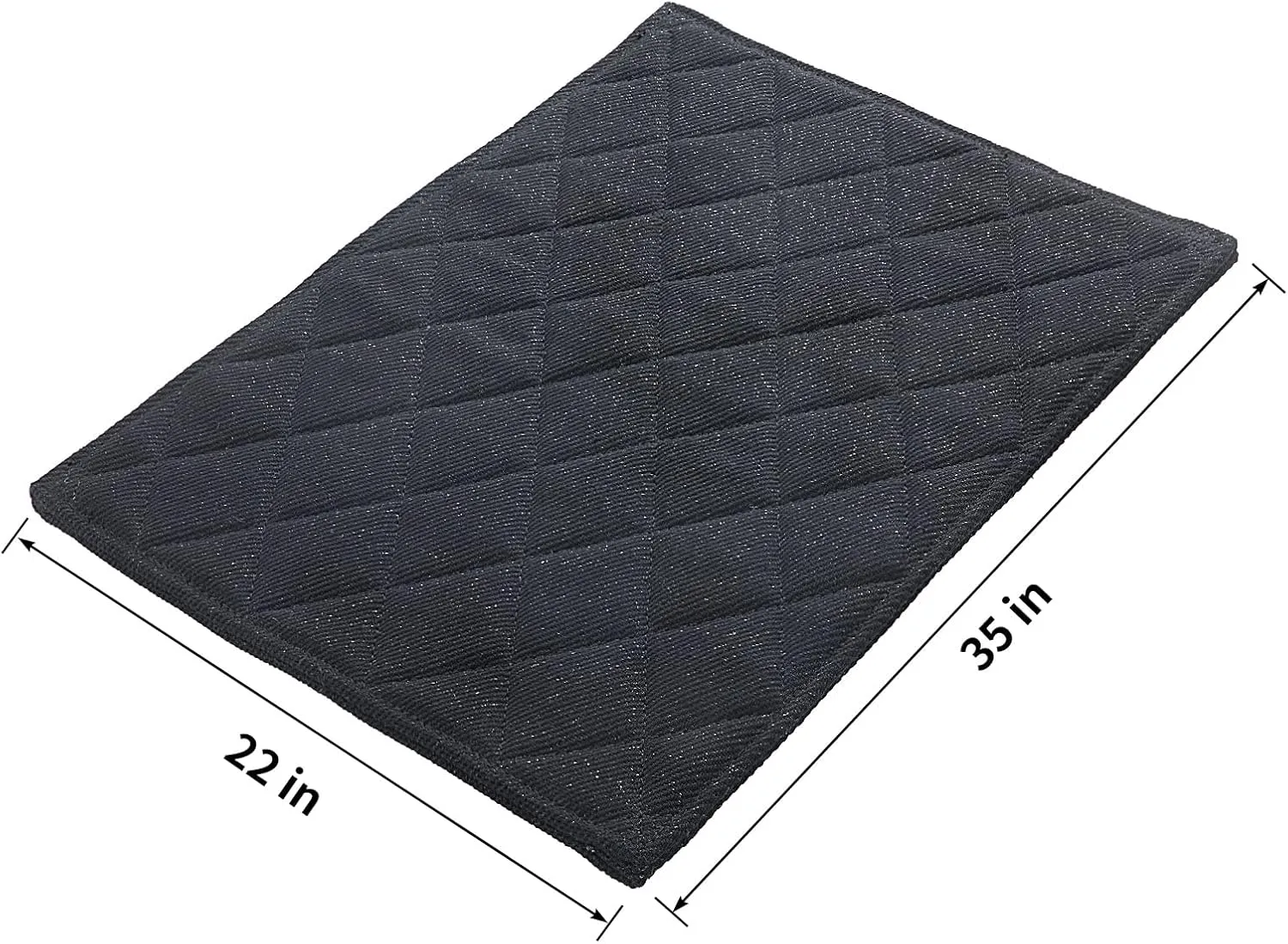 HOMBYS Chew Proof Dog Crate Pad Mat, 22"x35" Indestructible Kennel Pad for Aggressive Chewers, Durable and Water Resistant Teething Puppy Crate Mats for Dogs Cages