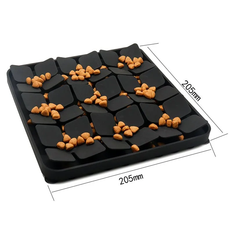 Interactive Dog and Cat Slow Feeder Bowl