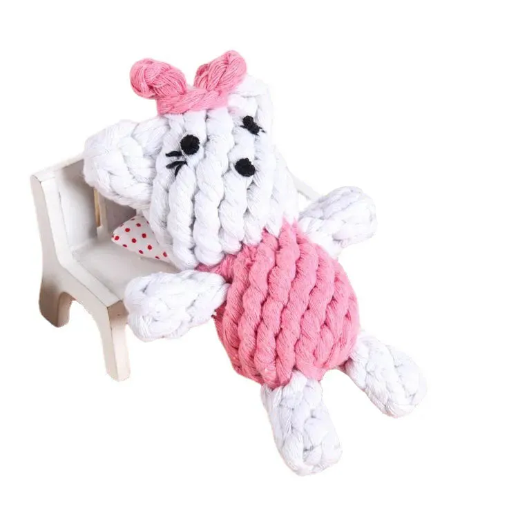 Long-lasting eco-friendly animal-themed pet toy.