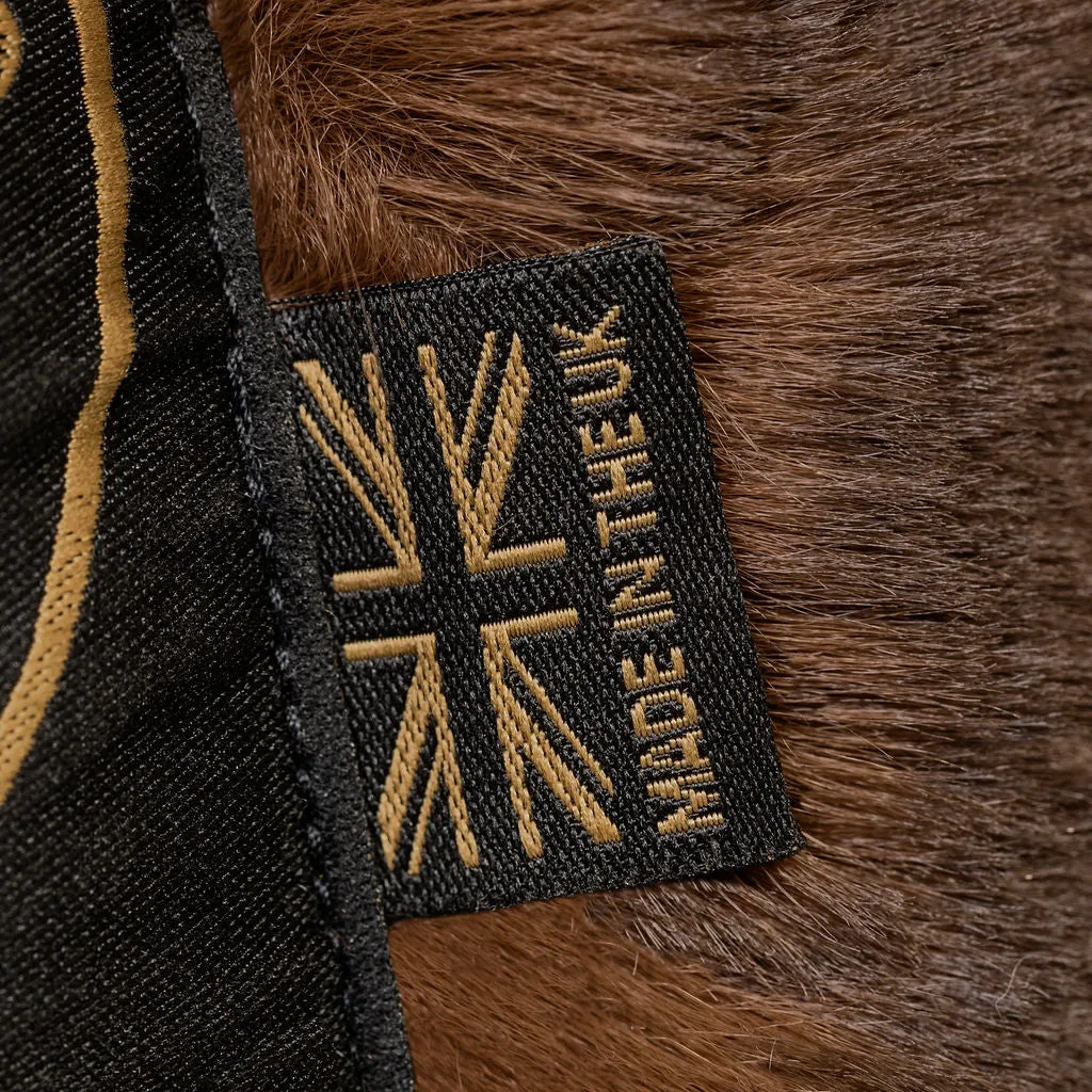 Luxury Brown Bear Faux Fur Pet Bed