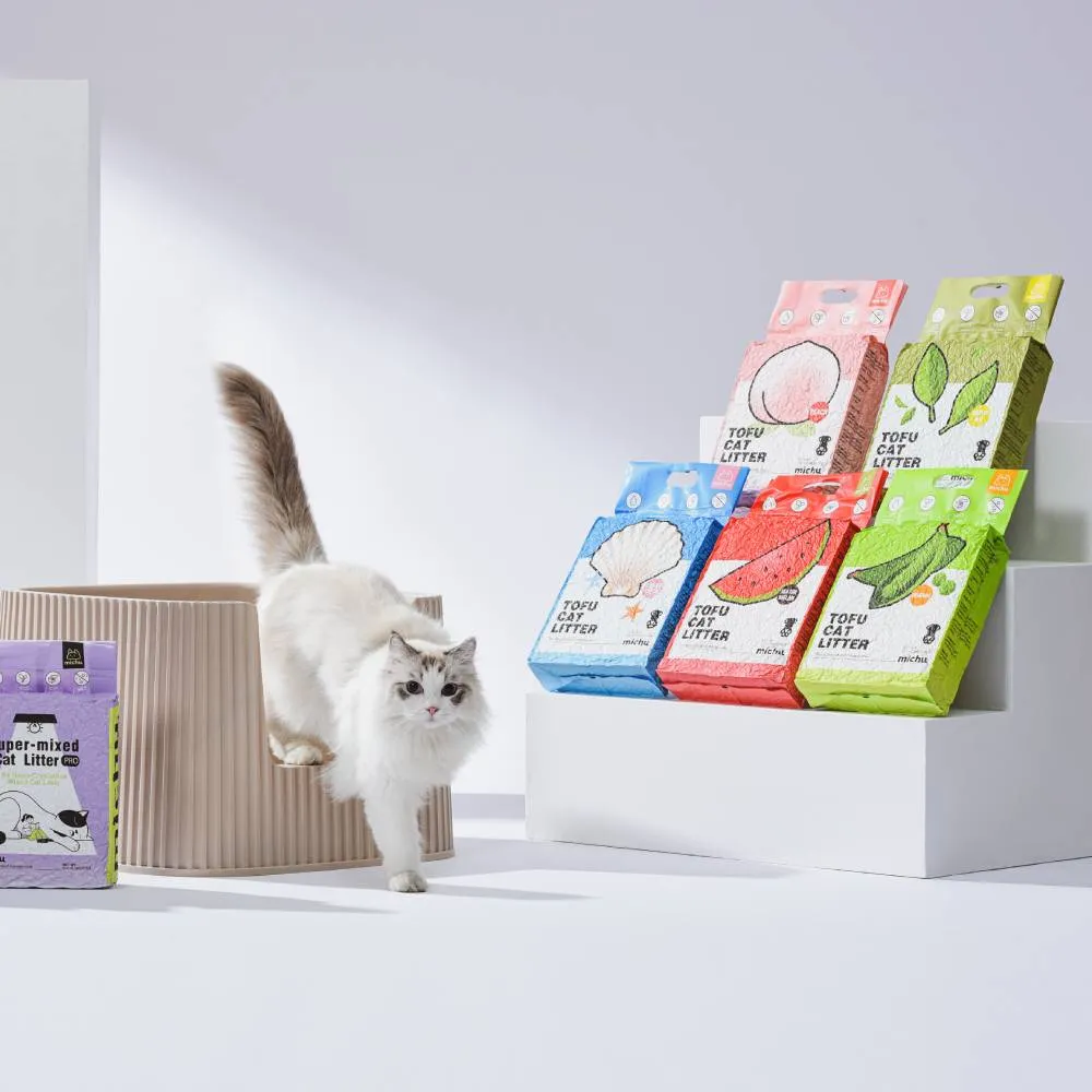 Michu Natural Clumping Cat Green Tea 6L