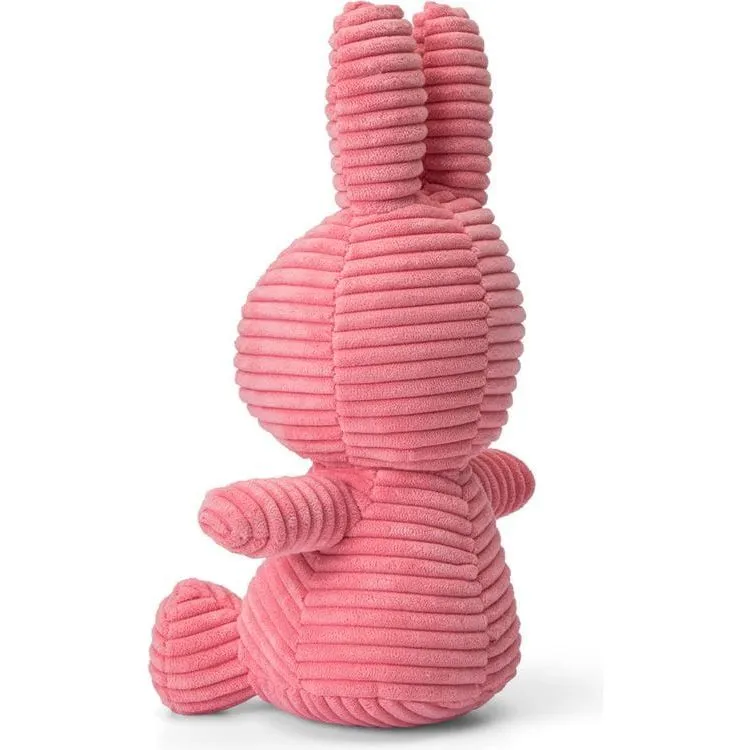 Miffy Sitting Corduroy Bubblegum Pink 9"
