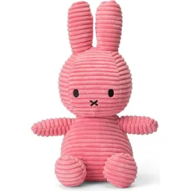 Miffy Sitting Corduroy Bubblegum Pink 9"