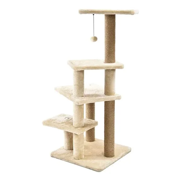Multi-Platform Cat Condo Tree Tower With Scratching Post