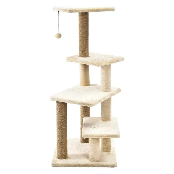 Multi-Platform Cat Condo Tree Tower With Scratching Post