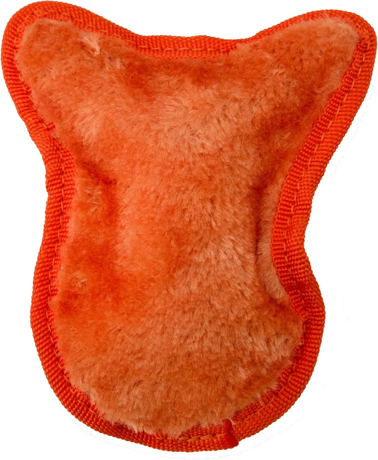 Outward Hound Durablez Minis Stuffing-Free Squeaky Interactive Dog Toy, Tough Plush, Fox, Orange, XS