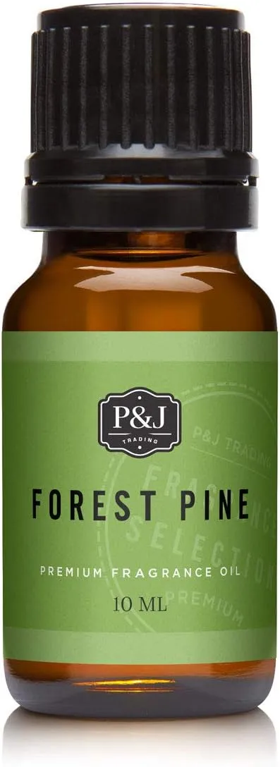 P&J Trading Fragrance Oil | Forest Pine Oil 10ml - Candle Scents for Candle Making, Freshie Scents, Soap Making Supplies, Diffuser Oil Scents