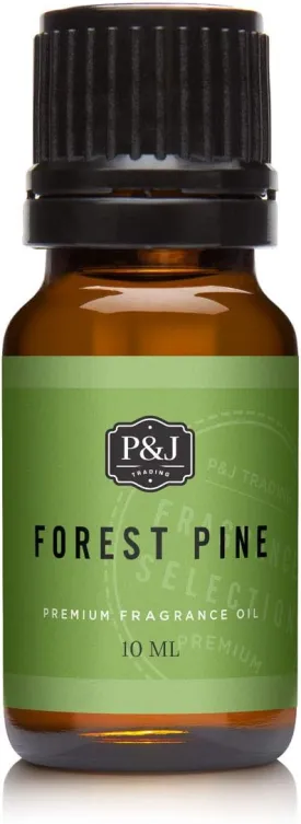 P&J Trading Fragrance Oil | Forest Pine Oil 10ml - Candle Scents for Candle Making, Freshie Scents, Soap Making Supplies, Diffuser Oil Scents