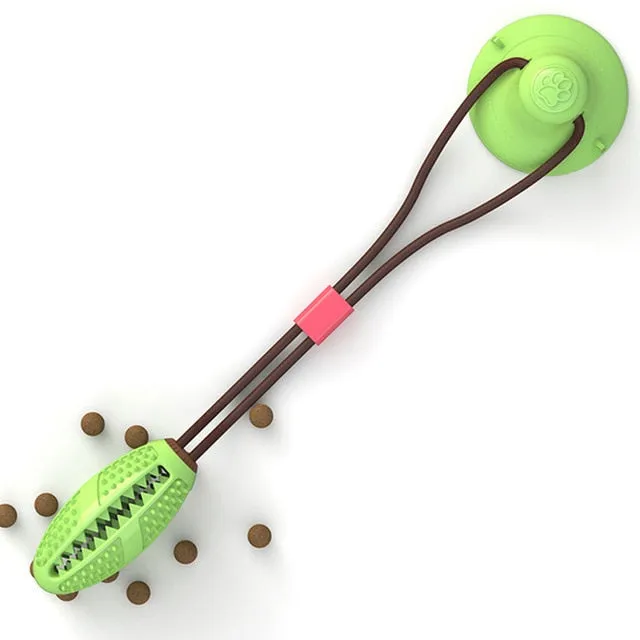 Pet Molar Suction Cup Dog Toys Molar Missing Device Suction Cup Rubber Rally Ball Sucker Dog Bite Toy Home Pet Products