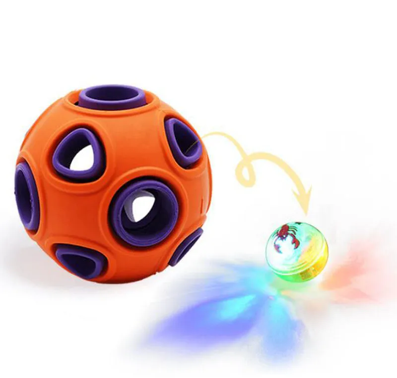 Pet toy dog food leakage and bite resistant toy ball bell sound training ball