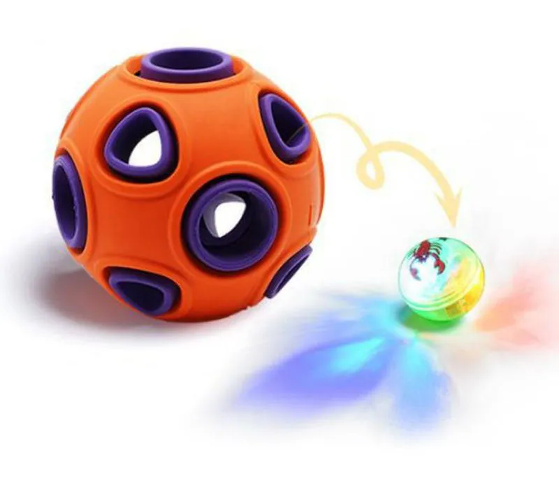 Pet toy dog food leakage and bite resistant toy ball bell sound training ball