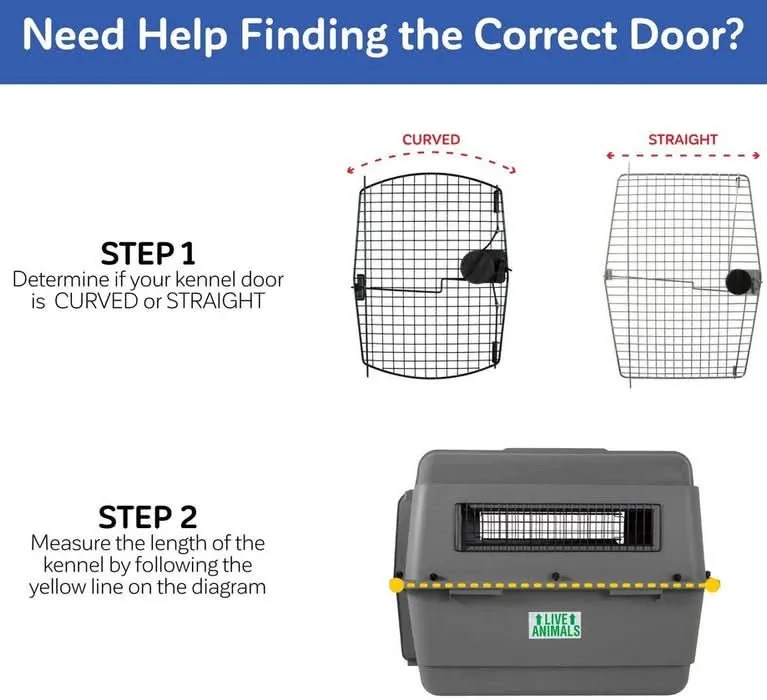 Petmate RuffMaxx Kennel Replacement Door - Black