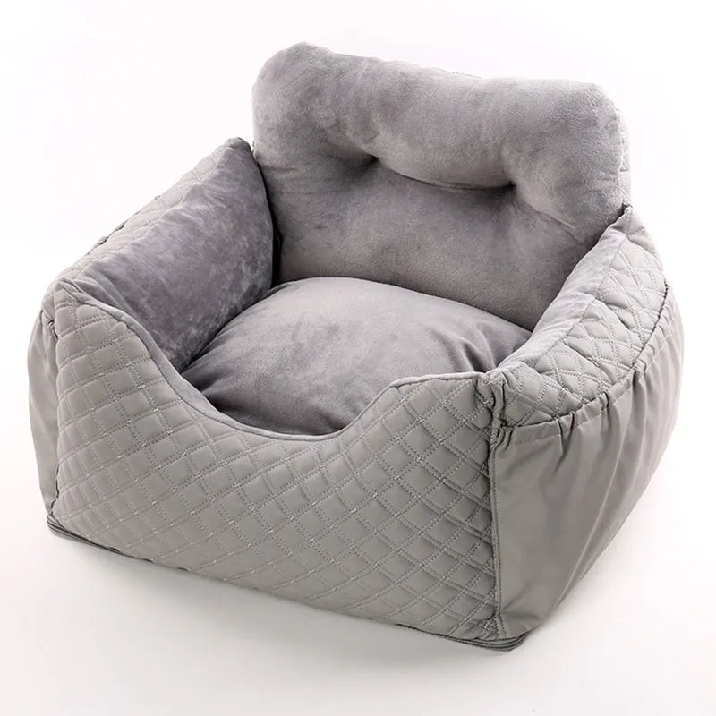 Plush pet beds, dog beds eco friendly dog car seat,