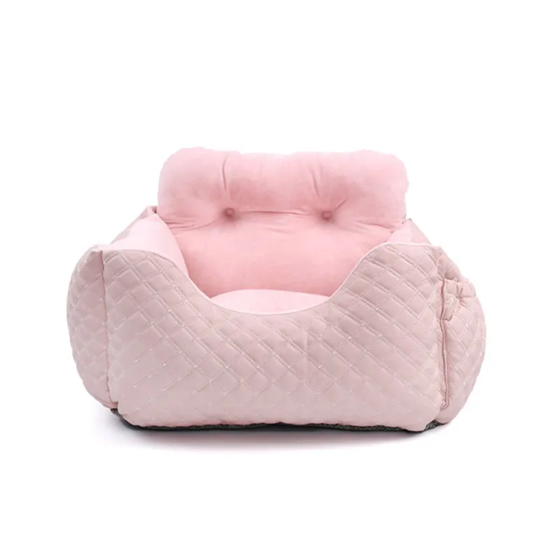 Plush pet beds, dog beds eco friendly dog car seat,