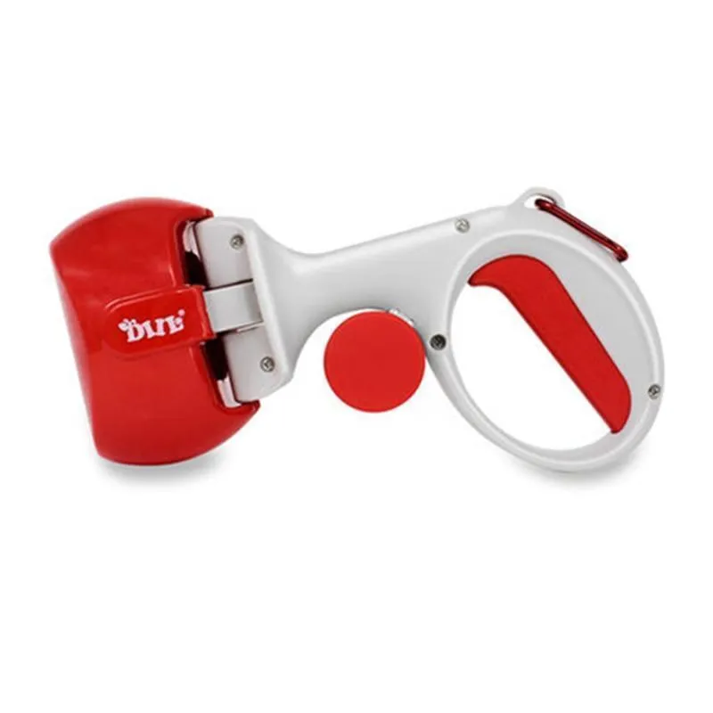 Portable Dog Poop Scooper with Poop Bag Holder