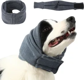 Quiet Ears for Dogs, Dog Calming Hoodie, Adjustable Dog Ear Muffs for Noise Protection, Ear Wrap Head Cover