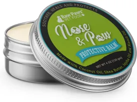 Raw Paws Nose & Paw Balm - Value Size - (4-Ounce) - Dog Nose Balm & Cat Nose Relief - Frenchie, English Bulldog - Snout Soother for Dogs & Cats - Dog Nose Butter Dogs Need - Nose Balm Natural