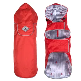 Red Dog Rain Jacket - The Worthy Dog Red Seattle Slicker Jacket