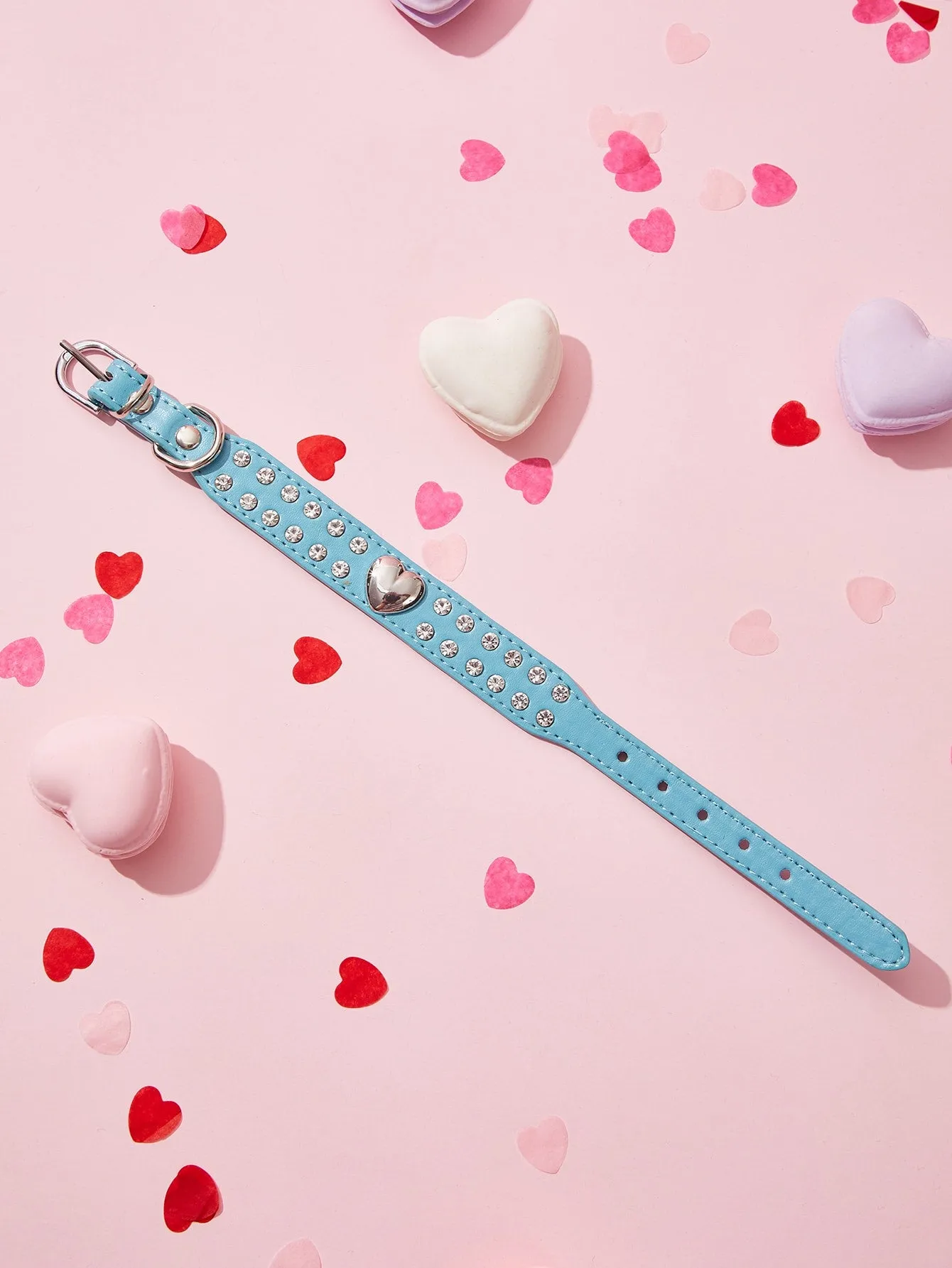 Rhinestone Decor Pet Collar