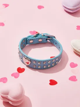 Rhinestone Decor Pet Collar