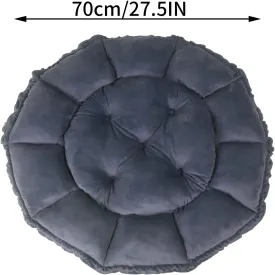 ,Round Dog beds for Medium Dogs,Round,Donut,Calming Dog Bed,Calming,Comfort,pet Bed,pet beds for Small Dogs,Puppy beds,Small,Puppy beds for Medium,washabl(21.6''L21.6''W5.9''Th)